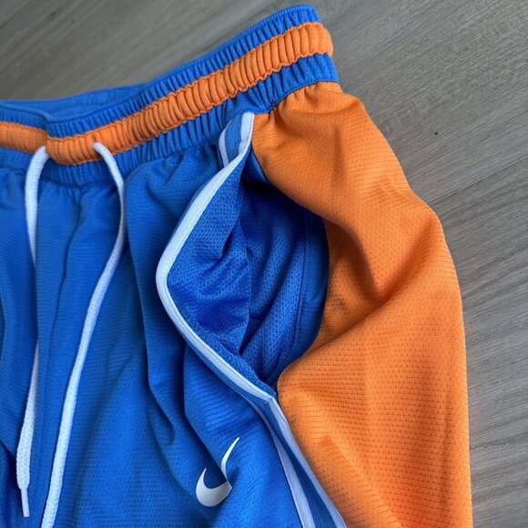 Nike Dri-FIT DNA+ Basketball Shorts Mens M Light Photo Blue Orange CV1897-436 - Picture 5 of 10